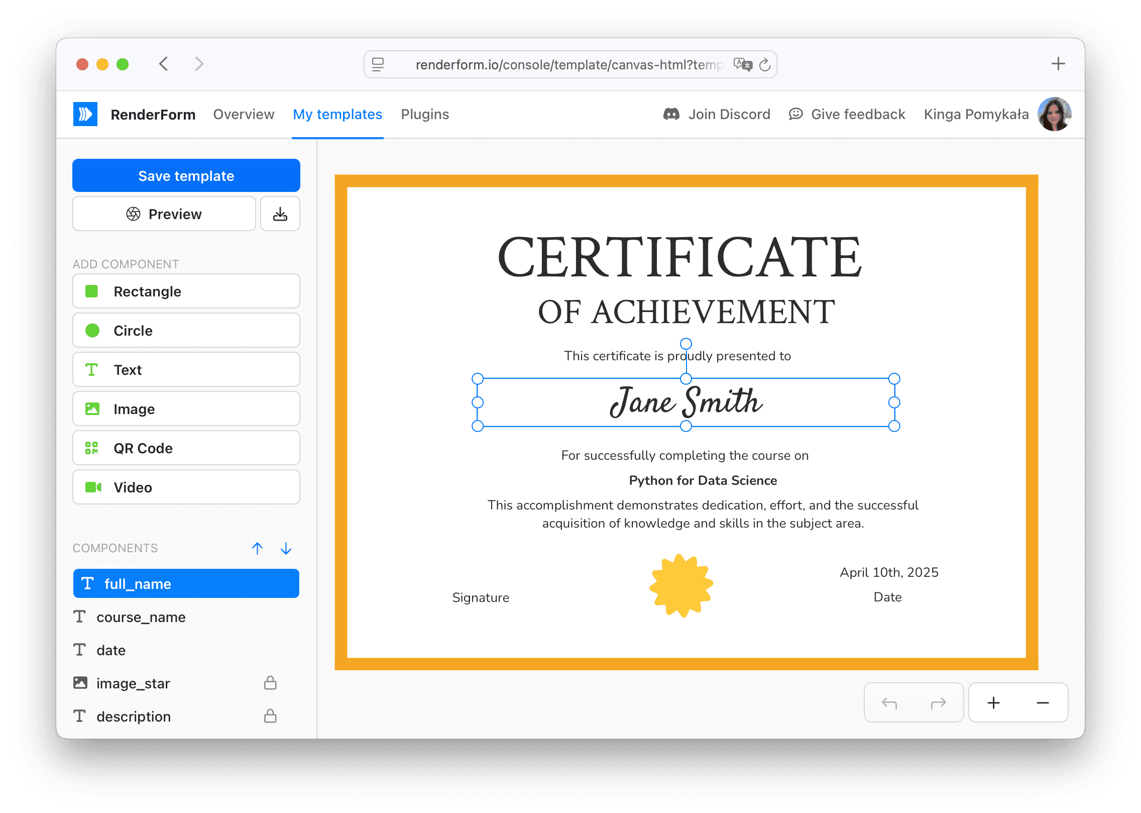 Create Custom Templates