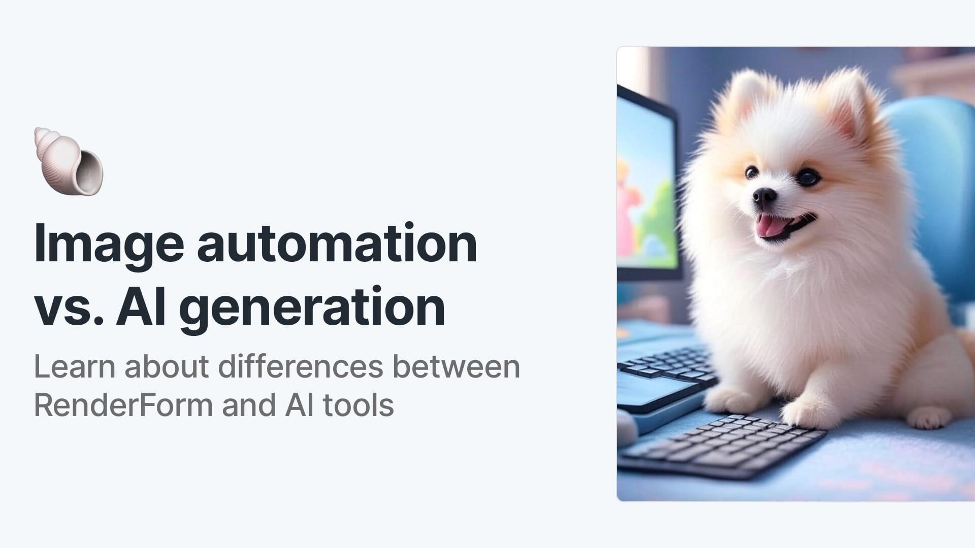 RenderForm vs. AI-generated images