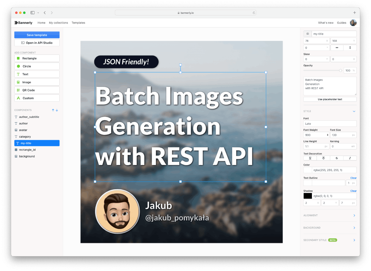 Online Editor for Image Generation