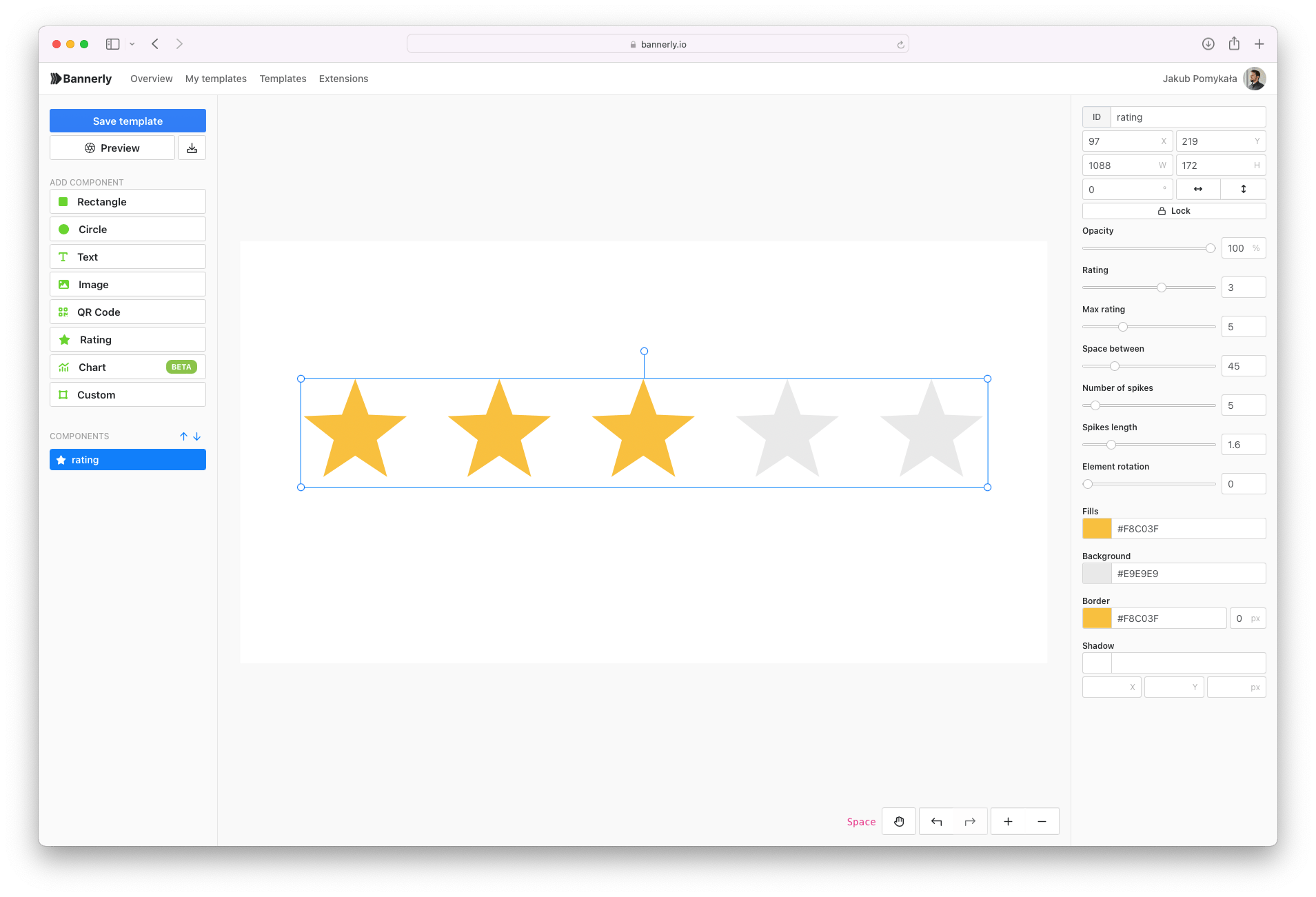 rating component